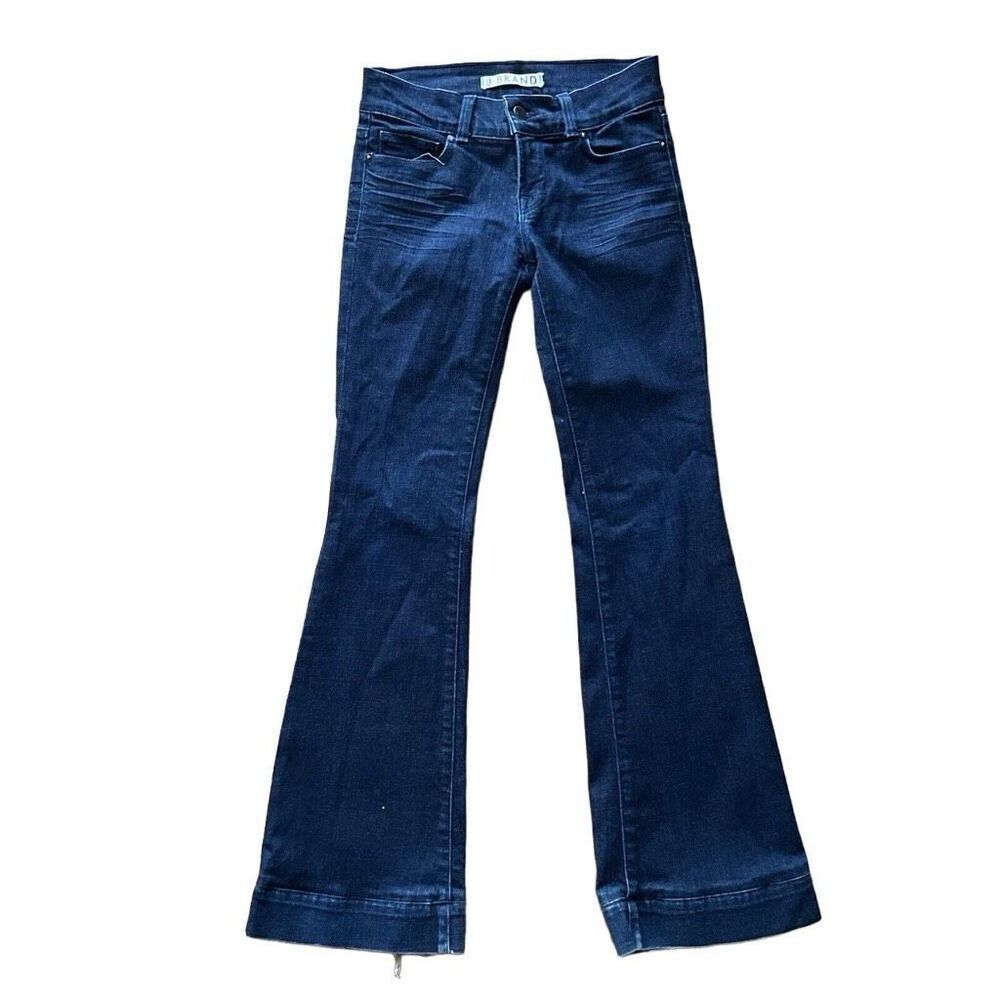 J Brand Lovestory Flare Leg Jeans Dark Wash Size 26